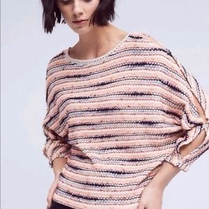 Anthropologie Postage Stamp Malu multi color top